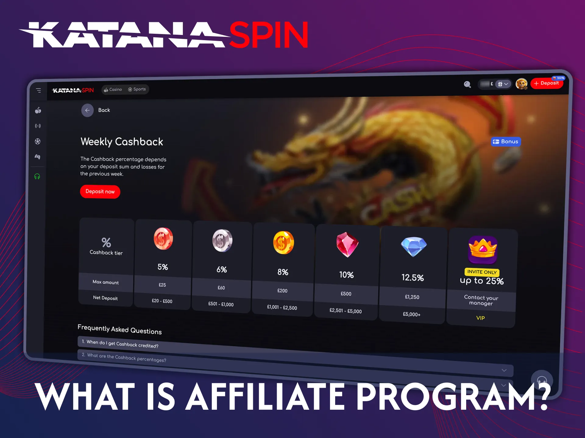 Learn more about Katanaspin Affiliate Program.