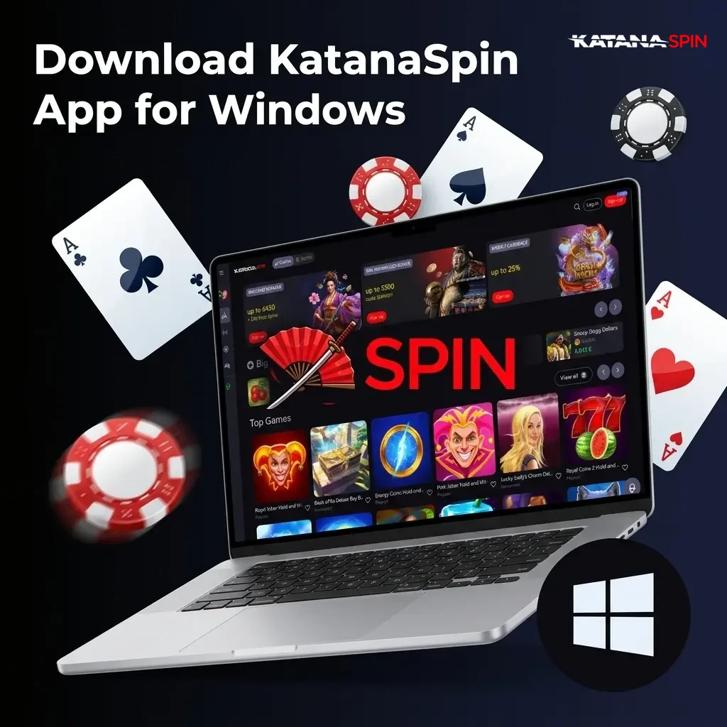 KatanaSpin browser-based casino platform on Windows PC, no download required, compatible with Chrome, Firefox, and Edge browsers