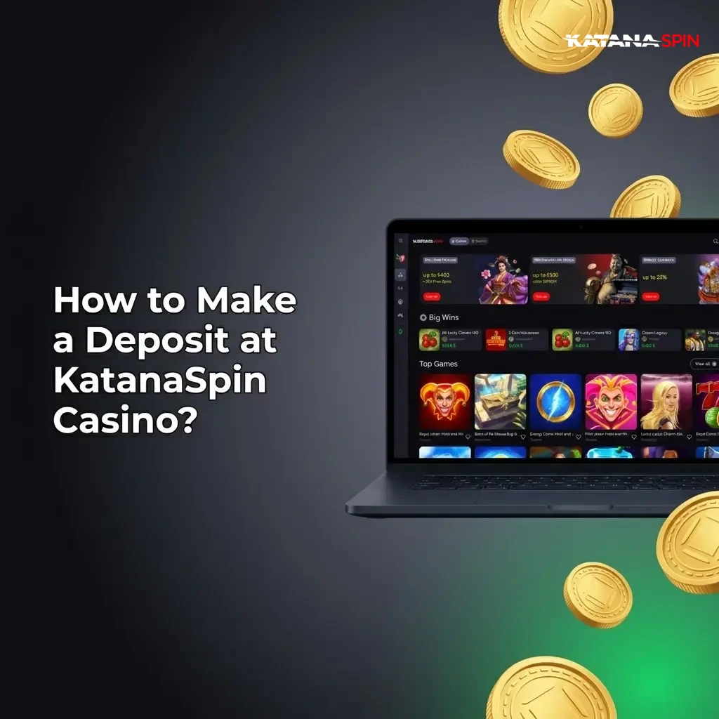 KatanaSpin Casino deposit guide showing cashier steps, payment methods like Visa Apple Pay crypto, minimum £10 for UK players