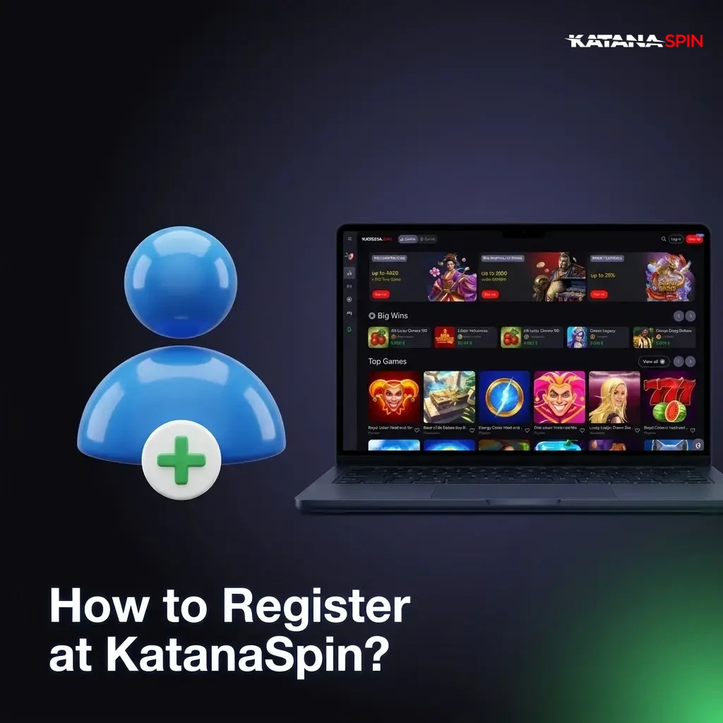 Step-by-step KatanaSpin registration and login guide for UK players showing sign-up form and KYC verification process