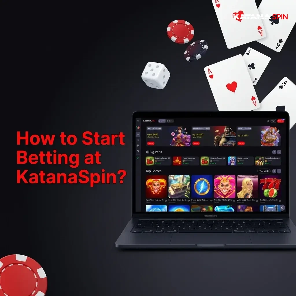 Step-by-step guide on how to start betting at KatanaSpin, from registration and deposit to placing bets and withdrawing winnings