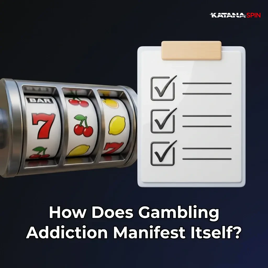 Person showing signs of gambling addiction, including chasing losses, secrecy, and social withdrawal at a casino or betting screen