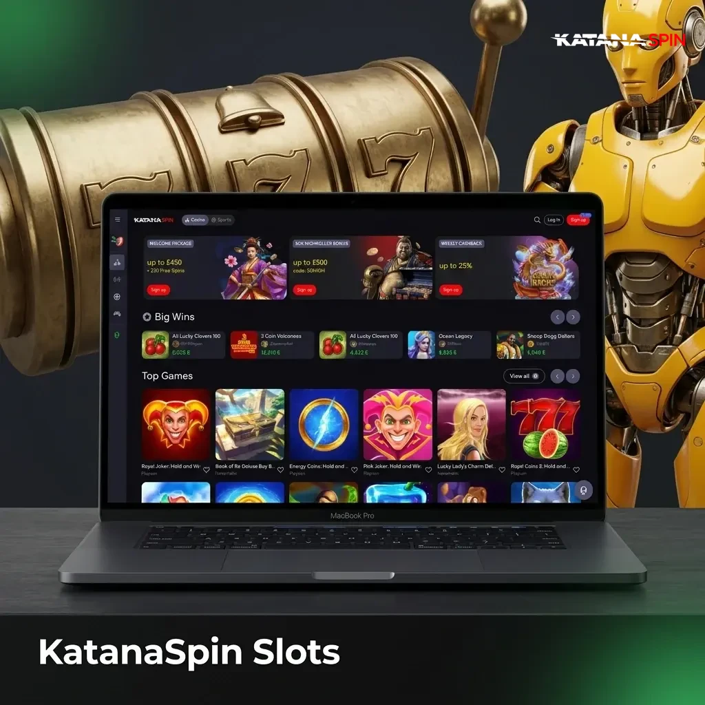KatanaSpin slots library featuring Gates of Olympus, Big Bass Bonanza, and Sweet Bonanza by Pragmatic Play